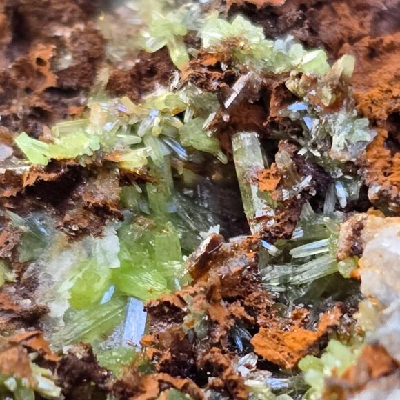 Rare Plumbogummite Crystal | Green-Yellow Mineral Specimen | 65g - Picture 7 of 15